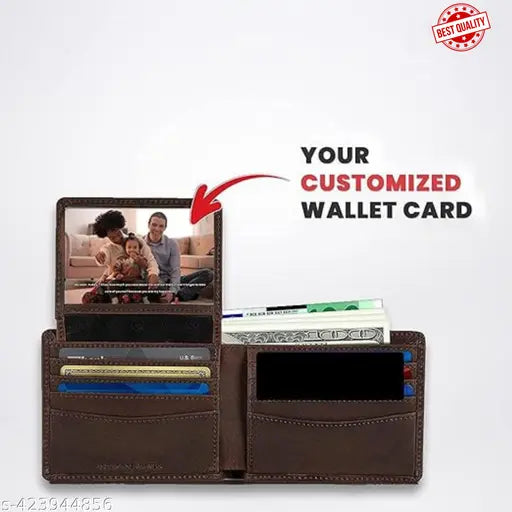 Personalized PVC Wallet Card For your Loved One with Unique Photo and Message. Best for Special Occasion (Calendar Wallet Card). Print - Double side, Size - 54x86mm.