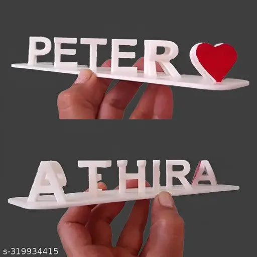 Memorable Personalized Couple Gift for Birthday, Anniversary, Valentine, Wedding & all occasions - - Upto 6 Characters