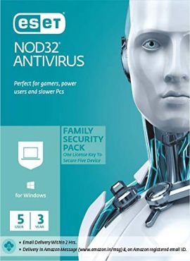 ESET NOD32 Antivirus Family Security Pack 5 PC 3 Year