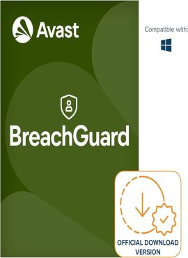 Avast BreachGuard Data Privacy Security 3PC 1 Year