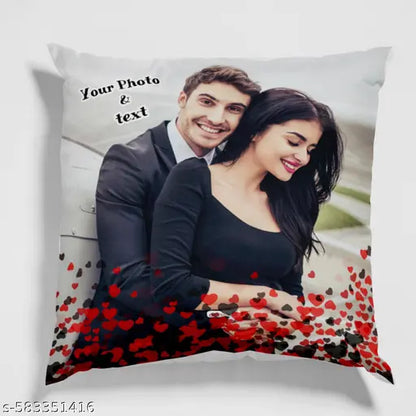 Photo Cushion 12 X 12 Inch ,Personalized Best Gift for Love, Anniversary, Wedding, Couple, Birthday, Etc