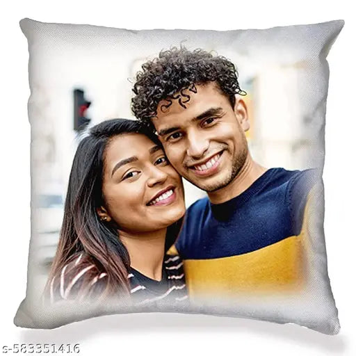 Photo Cushion 12 X 12 Inch ,Personalized Best Gift for Love, Anniversary, Wedding, Couple, Birthday, Etc
