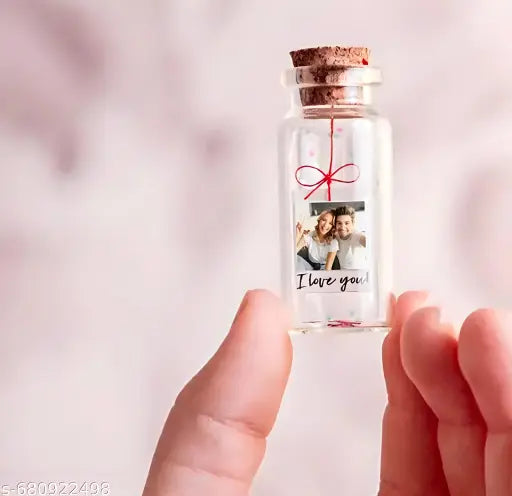 Customized/ Personalized mini message Bottle with photos