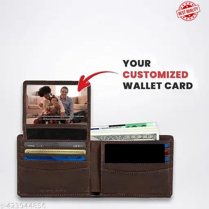 Personalized PVC Wallet Card  For your Loved One  with Unique Photo and Message. Best for Special Occasion (Calendar Wallet Card). Print - Double side, Size - 54x86mm.